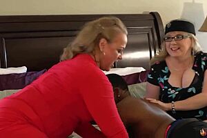 Milf Hotties Rachel Savory and Summer Share Rome Majors Huge Cock in Blowbang