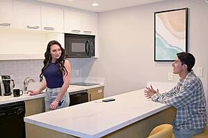 hot brazilian milf florence vixen rides young cock cowgirl style