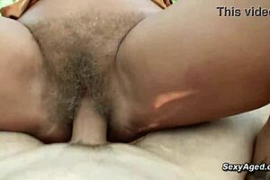 Hairy Pussy Granny Fucked Outdoor in Pov Style