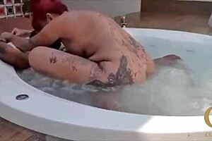 melissa devassa's dripping wet pussy rides black monster cock poolside... you ready for that curvy brazilian heat?