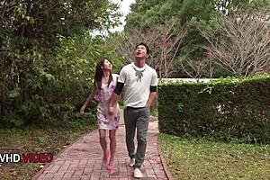 Miu suzuhara delivers steamy outdoor blowjob as mature japanese passion builds.