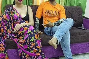 Indian saas begs damaad ji for FIRST TIME ANAL CREAMPIE