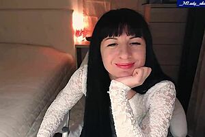 Wanna taste my sweet wet pussy Jessy teases stripping ripping clothes