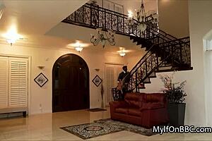 Slutty Redhead Wife Cheats Hardcore Bent Over Lingerie Big Black Cock!