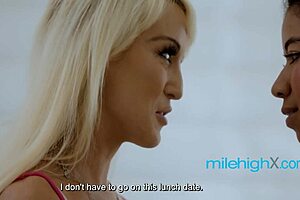 Milf Boss Pounds Ebony Assistant Pussy Before Date