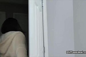 BIG TIT WET MILF Gets ASS FUCKED HARD In Steamy Shower Fingering Action