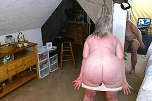 dawnskye1962 AARONS FIRST WHITE PANTIES hairy pussy tease fat curvy mature solo