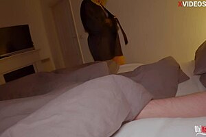 stepson skips quarrel fixes with deepthroat and mouth creampie for stepmom