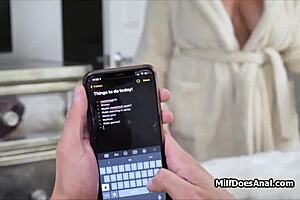 BIG TIT WET MILF Gets ASS FUCKED HARD In Steamy Shower Fingering Action