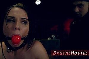 Mom's Feet Worshipped in Rough Bondage Machine Punishment!