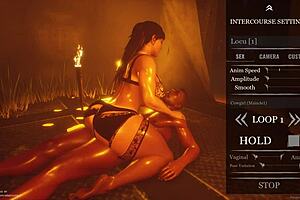 curvy white milf shey slutty dress chases big black cock for interracial facial