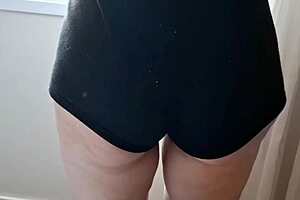 Madrasta Flashes Tits In See-Through Shirt Masturbating!