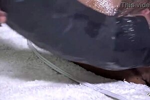 oh man maxine x here this mature asian lady stuffin her huge pussy with giant dildos and toys gapin wide