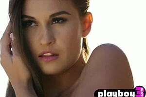 stunning milf poses big tits sexy before full nude reveal