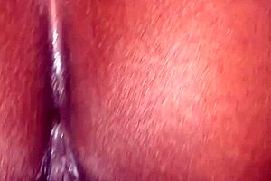 CREAMY BLACK MILF MOM POUNDS STEPSON DOGGYSTYLE IN BEDROOM