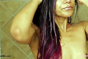 elegant brunette milf mommy strips classy photoshoot interview sofa casting