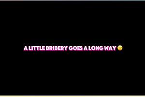 housewife with braces finishes chores arrangement in part two