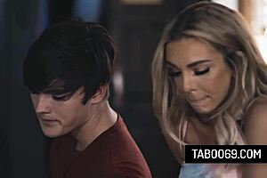 dee williams fucks stepdaughter tiffany watson and stepson in taboo american threesome