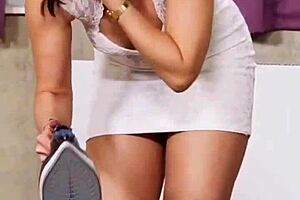 mature milfs teaching how to flash panties and spread ass cracks wide?