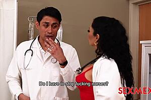 Sexmex Gali Diva Milf Patient Seduces Doctor for Quick Hospital Fuck