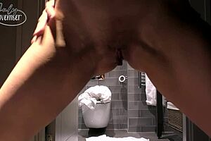 Stepmom's door wide open while she JOIs you sneaking in?