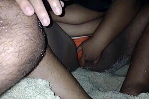 Big Tits Latina Beach Flash Pussy Lips Pee Brazilian Curvy Ass Exhibitionist