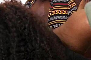 52-Year-Old Chubby African Mama's Office Lick Sex Tape