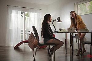 kylie rocket learns from ariel x in lesbian education pt 3