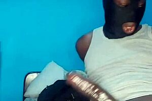 bbc makes young black teen stroke huge cock to wild orgasm?