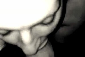 damn this milf loves sucking that monster white cock deep