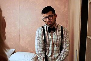 i catch my stepson sniffing my wet panties and it makes my big clit pussy drip... now i'm fucking him missionary style!