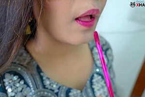 newlywed wife screams in pain from brutal 69 fuck with huge cock in hindi!