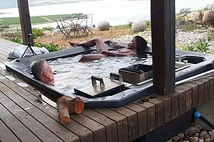 early morning in mountains... can i resist watching her drip wet for hidden orgasm?