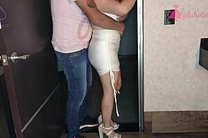 making hubby cuckold with work friend's cock balls deep!