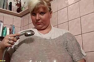 Extreme Monster Boob Mom's Taboo Milk Shower Sex Debut