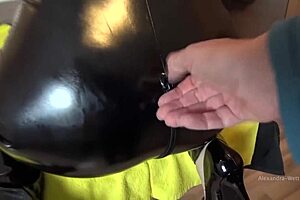 Tied Defenseless Three-Hole Milf Bound in Lingerie Gets Anal Creampie and Swallowed Loads