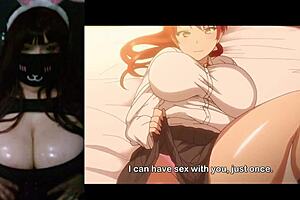 Slutty Redhead Wife Fucks Husband's Friend with Huge Tits Out