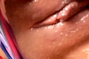 Naughty girl feels ecstasy fingering ass and pussy