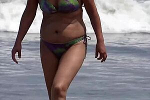 at beach i masturbate watching stepsons monster cock hairy pussy exposed