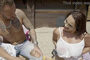 wow! german granny's huge natural tits bounce in new teaser fuck fest!