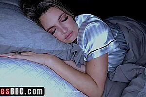 stepmom asleep while i ride first monster bbc hard?