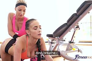 hey wanna see big tits lesbians fingering licking in the gym?