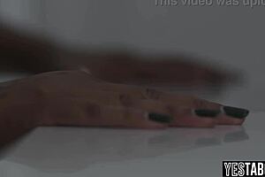 curvy ebony spider woman's big dick threesome devour!