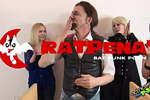 Blonde Teen Emo With Natural Tits Gets Anal Creampie