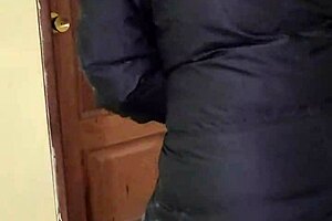 Madura flashes red thong in see-through leggings on street