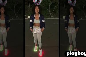 Misty Stone's Petite Ebony Ass And Small Tits Tease In Lingerie Masturbation