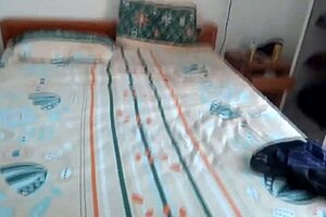 on the beach i'm so horny masturbating with stepson till he creampies my pussy!