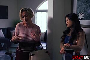 dee williams dives into lulu chu's perfect teen ass pussy?