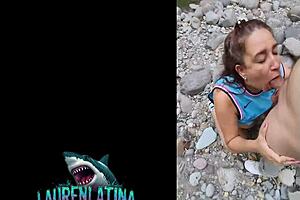 venezuelan stepmom fucking raw by the river, you like?