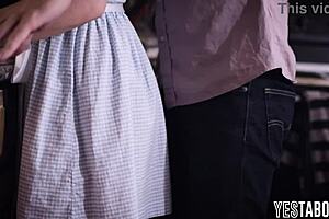 big ass chubby teen seduces stepmom's sleazy big dick bf and fucks him hard 🍑😈💦